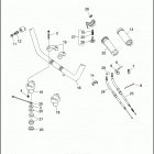 FLHTP 1DAL ELECTRA GLIDE STANDARD POLICE (WINDSHIELD) (1992) HANDLEBAR & THROTTLE CONTROL - FLHTP
