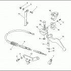 FLHTCU 1DPL ULTRA CLASSIC (1992) Привод управления сцеплением