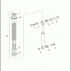 FXRP 1EDL SUPER GLIDE POLICE (WINDSHIELD) (1992) SHOCK ABSORBERS - FXRP