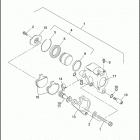 XL1200 1CAP SPORTSTER 1200 (1992) Передний суппорт