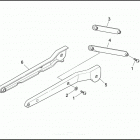 FXDC 1GCL SUPER GLIDE CUSTOM (1992) REAR FENDER SUPPORTS