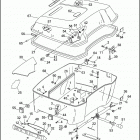 FLHTCU 1DPL ULTRA CLASSIC (1992) LUGGAGE BOX (KING TOUR-PAK)