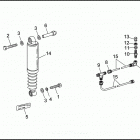 FLHTP-WND DA92 ELECTRA GLIDE STANDARD POLICE (FRG/WND) (1992) SHOCK ABSORBERS - FLHTP