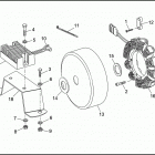 FLHTP-WND DA92 ELECTRA GLIDE STANDARD POLICE (FRG/WND) (1992) ALTERNATOR & REGULATOR