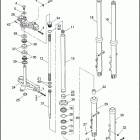 FXRP 1EDL SUPER GLIDE POLICE (WINDSHIELD) (1992) FRONT FORK - FXRP
