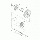 FXDC 1GCL SUPER GLIDE CUSTOM (1992) Заднее колесо