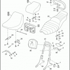 FXR EA92 SUPER GLIDE (1992) SEATS & SISSY BAR