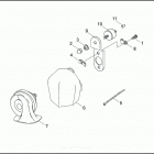 FXSTC 1BKL SOFTAIL CUSTOM (1991) Клаксон
