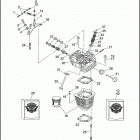 FXR EA92 SUPER GLIDE (1992) CYLINDERS, HEADS & VALVES V2