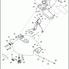 FLHTP 1DAL ELECTRA GLIDE STANDARD POLICE (WINDSHIELD) (1992) FUEL TANK - FLHTP