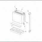 FLHTCU 1DPL ULTRA CLASSIC (1992) Аккумулятор