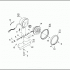 FXSTC 1BKL SOFTAIL CUSTOM (1991) Фара