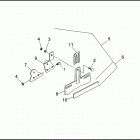 FXR EA92 SUPER GLIDE (1992) LICENSE PLATE BRACKETS