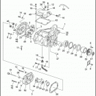 FXR EA92 SUPER GLIDE (1992) TRANSMISSION HOUSING