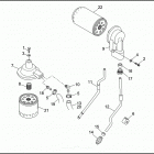 FLHTP-WND DA92 ELECTRA GLIDE STANDARD POLICE (FRG/WND) (1992) OIL FILTERS & MOUNTS