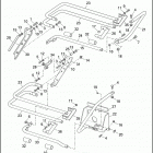 FLHTP 1DAL ELECTRA GLIDE STANDARD POLICE (WINDSHIELD) (1992) SADDLEBAG GUARDS - FLHTP