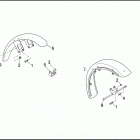 FXDC 1GCL SUPER GLIDE CUSTOM (1992) FRONT FENDERS