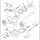XL1200 1CAP SPORTSTER 1200 (1992) SPEEDOMETER & TACHOMETER