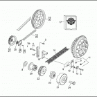FLHTCU 1DPL ULTRA CLASSIC (1992) BELTS, CHAINS & SPROCKETS
