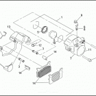 FXSTC 1BKL SOFTAIL CUSTOM (1991) Задний суппорт