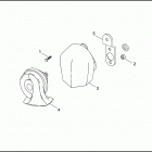 FXDC 1GCL SUPER GLIDE CUSTOM (1992) Клаксон