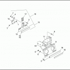FXSTC 1BKL SOFTAIL CUSTOM (1991) LICENSE PLATE BRACKETS