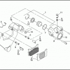 FLHTP-WND DA92 ELECTRA GLIDE STANDARD POLICE (FRG/WND) (1992) Задний суппорт