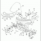 FLHTCU 1DPL ULTRA CLASSIC (1992) WINDSHIELD, FAIRING & LAMPS - FLTC