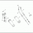 FXDC 1GCL SUPER GLIDE CUSTOM (1992) Дроссельное управление