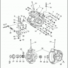 FLHTP 1DAL ELECTRA GLIDE STANDARD POLICE (WINDSHIELD) (1992) Картер двигателя