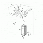 FLHTP 1DAL ELECTRA GLIDE STANDARD POLICE (WINDSHIELD) (1992) SIREN & AMPLIFIER