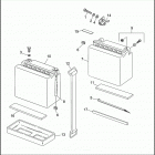 FLHTP-WND DA92 ELECTRA GLIDE STANDARD POLICE (FRG/WND) (1992) Аккумулятор