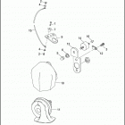 FLHTP 1DAL ELECTRA GLIDE STANDARD POLICE (WINDSHIELD) (1992) Клаксон