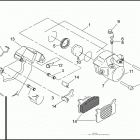 FXR EA92 SUPER GLIDE (1992) Задний суппорт