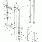 FXDC 1GCL SUPER GLIDE CUSTOM (1992) Передняя вилка