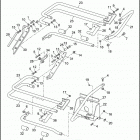 FLHTP-WND DA92 ELECTRA GLIDE STANDARD POLICE (FRG/WND) (1992) SADDLEBAG GUARDS - FLHTP
