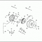 FLHTCU 1DPL ULTRA CLASSIC (1992) AIR CLEANER & ENRICHMENT CABLE