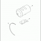 FLHTCU 1DPL ULTRA CLASSIC (1992) CALIFORNIA EVAPORATIVE EMISSIONS KIT