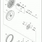 FLHTCU 1DPL ULTRA CLASSIC (1992) Переднее колесо