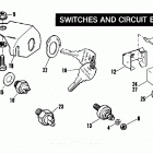 XL1200 CAPL Sportster 1200 (1990) SWITCHES AND CIRCUIT BREAKERS