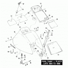 FXRP EFLL Police Low Rider (1990) FUEL TANK - FLHTP LATE 1984 TO 1988
