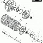 FXSTC BKLL Softail Custom (1990) CLUTCH - 1990 & LATER