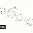 FXRP EFLL Police Low Rider (1990) SIDECAR TAIL LAMP - TLE & RLE
