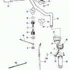 XL1200 CAPL Sportster 1200 (1990) HANDLEBAR AND THROTTLE CONTROL
