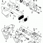FXSTC BKLL Softail Custom (1990) Задний суппорт
