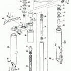 FLHTC DJLL Touring Electra Glide Classic (1990) FRONT FORK - FLT MODELS