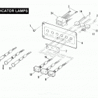 FXRP EFLL Police Low Rider (1990) INDICTATOR LAMPS - 1985 & LATER FXRP FAIRING