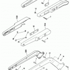 FXSTC BKLL Softail Custom (1990) REAR FENDER SUPPORTS