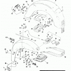 FXRP EFLL Police Low Rider (1990) FENDERS AND BUMPERS - FLHTP