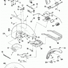 FXSTC BKLL Softail Custom (1990) Переднее крыло